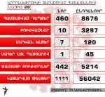 Հայաստանում կորոնավիրուսի դեպքերի թիվը՝ 8676 