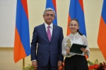 Նախագահն ընդունել է ՏՏ ոլորտում ՀՀ Նախագահի 2015թ. կրթական պարգևներին արժանացած ուսանողներին և աշակերտներին