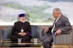 Ամենայն Հայոց Կաթողիկոսն այցելեց ազգային բարերար Սամվել Կարապետյանին
