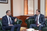 Դավիթ Տոնոյանն ու ԱԱԽ քարտուղար Արմեն Գրիգորյանը քննարկել են առաջնագծում տիրող իրավիճակը