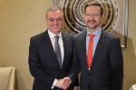 Զոհրաբ Մնացականյանը հանդիպել է Թոմաս Գրեմինգերի հետ