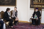 Ամենայն Հայոց կաթողիկոսն ընդունել է Վրաստանի պաշտպանության նախարարին 