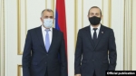 ԱԺ նախագահը հանդիպել է ՍԴ նախագահի պարտականությունները կատարող Աշոտ Խաչատրյանի հետ
