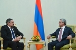 Նախագահն ընդունել է Մոլդովայի փոխվարչապետ Անդրեյ Գալբուրին