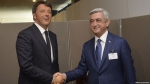 Հայաստանի նախագահը հանդիպել է Իտալիայի, Շվեդիայի վարչապետների հետ