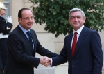 Սարգսյանը Օլանդին հրավիրել է Հայաստան` ցեղասպանության 100-ամյակի միջոցառումներին