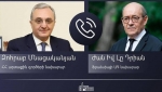 Զոհրաբ Մնացականյանը Ֆրանսիայի ԱԳ նախարարի հետ զրույցում արձանագրել է, որ Ադրբեջանը շարունակում է լայնամասշտաբ ռազմական ագրեսիան Արցախի դեմ