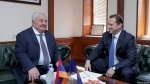 Դավիթ Տոնոյանն ու Յուրի Խաչատուրովը քննարկել են միջազգային և տարածաշրջանային անվտանգության հարցեր