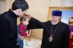 Ամենայն Հայոց Կաթողիկոսն ընդունեց Կանադայում բուժումն ավարտած սերժանտ Արթուր Հովհաննիսյանին