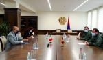 Դավիթ Տոնոյանն ընդունել է Իտալիայի դեսպանին