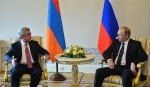 Նախագահ Սերժ Սարգսյանը Սանկտ Պետերբուրգում հանդիպում է ունեցել ՌԴ Նախագահ Վլադիմիր Պուտինի հետ