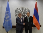 Նախագահը հանդիպում է ունեցել ՄԱԿ-ի գլխավոր քարտուղար Պան Գի Մունի հետ 