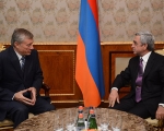 Սերժ Սարգսյանն ընդունել է Նիկոլայ Բորդյուժային