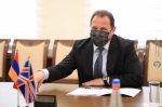 Դավիթ Տոնոյանը Հելեն Ֆեյզիին ներկայացրել է իր մտահոգությունները անվտանգային միջավայրի շուրջ ստեղծված իրավիճակի վերաբերյալ