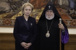 Ամենայն Հայոց Կաթողիկոսն ընդունել է Մոլդովայի խորհրդարանի նախագահին