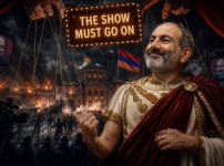 Անընդհատ բեմադրվող դրամատիկ շոու, որտեղ ինքը մշտապես գլխավոր դերակատարն է