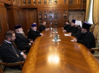 Ամենայն Հայոց Կաթողիկոսն ընդունեց Մոսկվայի Պատրիարքության Արտաքին եկեղեցական կապերի բաժնի նախագահին