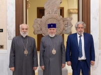 Ամենայն Հայոց Կաթողիկոսն ընդունեց Ռոբերտ Ամստերդամին