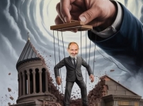 Բարոյապես մեռած, հոգեպես մի թզուկ մեզ ուղերձ է տալիս՝ քանի դեռ ես եմ զավթել Հայաստանի գահը, ո՛չ մի զոհաբերություն հանուն Հայրենիքի անպատիժ չի՛ մնա