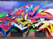 Գրաֆիտի աշնան որմերին