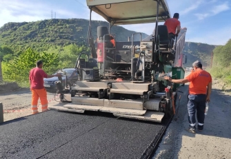 Մ6-ի տարբեր հատվածներում կատարվում են ասֆալտապատման աշխատանքներ