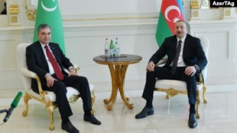 Բաքվում հանդիպել են Ադրբեջանի և Թուրքմենստանի նախագահները