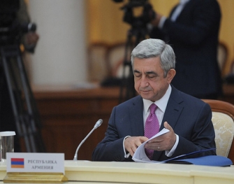 Սերժ Սարգսյանը ՀԱՊԿ անդամների կոորդինացված դիրքորոշման անհրաժեշտություն է տեսնում 