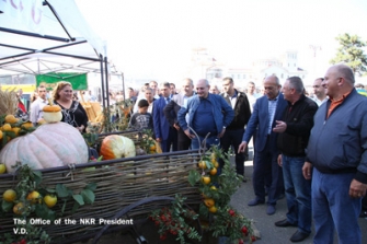 Արցախի Նախագահը մասնակցել է Բերքի տոնին