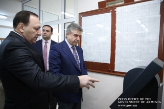 Կառավարության ղեկավարը ծանոթացել է կադաստրի համակարգի ընթացիկ աշխատանքներին և իրականացվող բարեփոխումներին