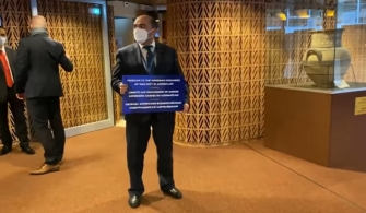 Էդմոն Մարուքյանի բողոքի ակցիան ԵԽԽՎ նիստից առաջ