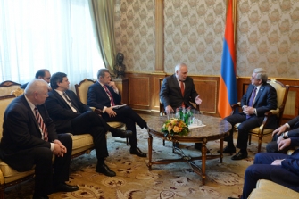 Նախագահն ընդունել է ԵԱՀԿ Մինսկի խմբի համանախագահներին