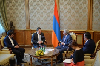 Նախագահն ընդունել է աշխարհահռչակ ջութակահար Մաքսիմ Վենգերովին