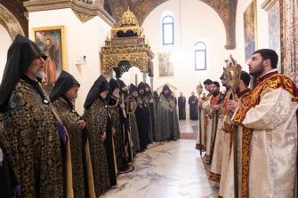 Մայր Աթոռում կատարվեց հոգեհանգստյան կարգ՝ հանուն Հայրենիքի նահատակված քաջորդիների համար