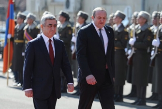 Վրաստանի նախագահի առաջին պաշտոնական այցը Հայաստան
