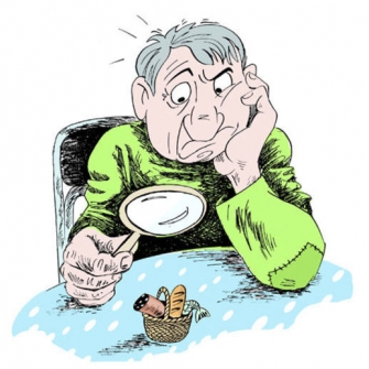 Աչքը`  կուշտ, փորը`  սոված
