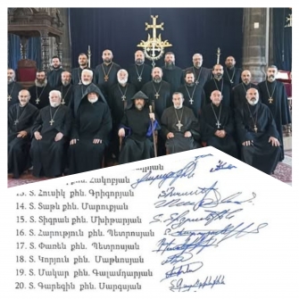 Շիրակի թեմի հոգևորականաց հայտարարությունը