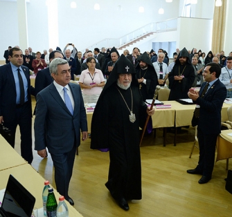 Նախագահ Սերժ Սարգսյանը մասնակցել է Եկեղեցական-ներկայացուցչական 5-րդ ժողովին