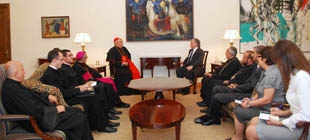 Հայաստանի արտգործնախարարն ընդունեց Սուրբ Աթոռի արևելյան եկեղեցիների ժողովի նախագահին