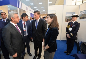 Նախագահը ներկա է գտնվել «ԱրմՀայԹեք-2018» միջազգային ցուցահանդեսի բացմանը