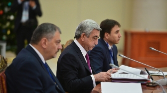 ՀՀ նախագահի ելույթը Եվրասիական տնտեսական բարձրագույն խորհրդի նիստում