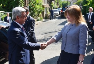 Նախագահը այցելել է Մեծ Բրիտանիայի դեսպանատուն 