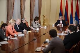 Սերժ Սարգսյանի հանդիպումը լրատվամիջոցների հետ