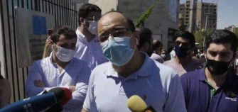 ՀՀԿ երիտթևը բողոքի ակցիա է արել ԵՄ գրասենյակի դիմաց