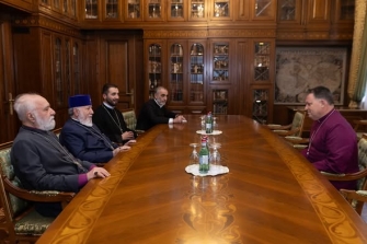 Ամենայն Հայոց Կաթողիկոսն ընդունեց Անգլիկան Եկեղեցու Նորվիչի թեմակալ առաջնորդին