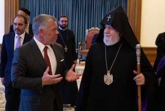 Վեհափառը հյուրընկալել է Հորդանանի թագավորին