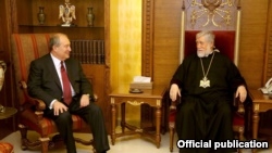 Արամ Առաջինն ընդունել է Արմեն Սարգսյանին