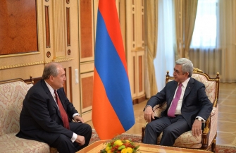 Արմեն Սարգսյանը հանդիպել է Սերժ Սարգսյանի հետ