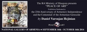 Դանիել Վարուժան Հեճինյանի անհատական ցուցահանդեսով կմեկնարկի կմեկնարկի Հայրենիք-սփյուռք 5-րդ համաժողովը