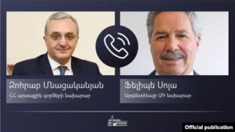 Զոհրաբ Մնացականյանը հեռախոսել է Ֆելիպե Սոլայի հետ 