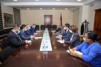 ԿԳՄՍ նախարար Վահրամ Դումանյանն ընդունել է ՀՀ-ում ԱՄՆ դեսպան Լին Թրեյսիին